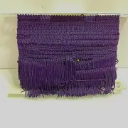 Purple Fringe 2 1/2" width suitable for Costumes Dresses Lamps by the Yard
