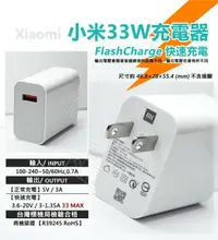 在飛比找樂天市場購物網優惠-【嚴選外框】 原廠品質 小米33W 充電頭 插頭 旅充頭 小