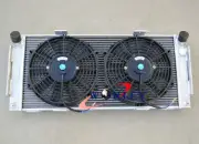 52mm Aluminum Radiator for FORD GT40 V8 1964-1969 1965 1966 1967 1968 MT + FANS