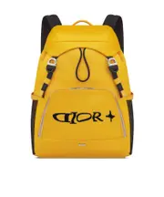 DIOR AND LEWIS HAMILTON Dior 8 Backpack with Flap One size Yellow