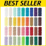 Versatile 36 Colors 3mm Macrame Cord, Ideal for Wall Hangings and Plant Hangers