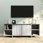 NNEVL TV Cabinet Grey Sonoma 130x35x50 cm Chipboard