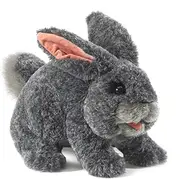 Folkmanis Gray Bunny Rabbit Hand Puppet