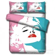 v4995 Bed Sheets Sexy Goddess Lady Bedding Set 3PC Duvet Cover & Pillowcase(s) Gift Bed Sheets IU4995