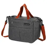 Lunch Box for Women/Men, Insulated Cooler Lunch Bag, 7.9x5.9x9.1 Inch Grey