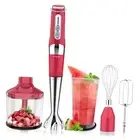 Cordless Immersion Blender: 4-in-1 Rechargeable Cordless Hand Blender, 21