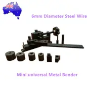 New Metal DIY Iron Bar Tube Pipe Bender Mini Manual Curved Wire Bending Machine