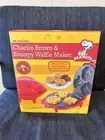 Snoopy Waffle Maker Non-Stick Pancake Cooker with Instruction Manual New