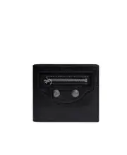 Balenciaga Le Cagole Squared Open-Fold Wallet One size Black