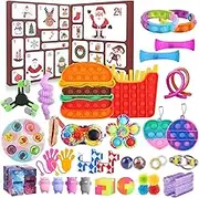 Fidget Advent Calendar 2024, 24 Days of Surprises Fidget Toys Box, Christmas Holiday Countdown Advent Calendars, Sensory Toy Fidget Toy Pack for Kids, Teens, Boys & Girls
