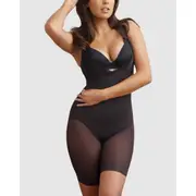 Miraclesuit Shapewear Sheer Shaping Long Leg Full Body Shaper