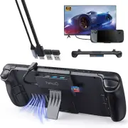 Travel Steam Deck Dock Steam Deck/Oled Portable Stand Design USB C Hub TF Card