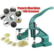 Hand press punching machine for button hole/button hole rivet button hole opener