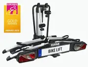 Eufab Bike Rack Bike Lift for 2 Bicycles Foldable Electric E-Bike