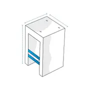 Modern High-Top Square Table Custom Covers