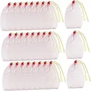 50pcs Mesh Bag Woven Bag Potato Sacks Mesh Bag for Fishing Mesh Net Bags Mesh Firewood Bags Cooler Storage Net Bag Burlap Bags Reusable Produce Net Bag Potato Storage Onion Bags