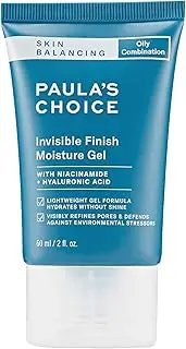 [Paula's Choice] Skin Balancing Invisible Finish Moisture Gel Moisturiser, 60 mL Tube With Antioxidants And Niacinamide, Face Moisturiser For Oily Skin