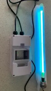 40W Submersible UVC Light Sterilizer Water/Air: Storage Tank, Pond, Pool, Spa