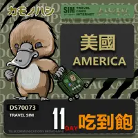 在飛比找momo購物網優惠-【鴨嘴獸 旅遊網卡】Travel Sim 美國 加拿大 11