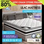 STARRY EUCALYPT Mattress Pillow Top Foam Bed Queen Double King Single 22cm
