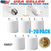 GU24 To E27 /E26 Screw LED Light Bulb Base Adapter Socket Converter Adaptor Lots