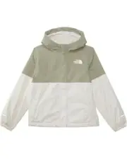 The North Face Warm Antora Rain Jacket Kids XL (14-16) White Gray Hooded APP3026