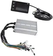 Vuzmode 36V 48V 60V 1500W 50A Brushless Motor Controller Kit Electric Scooter Controller Kit LCD Screen, for Electric Bikes E-Scooter Brushless Controller