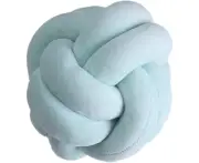 Knot Ball Pillow Household Throw Pillow Decoration Knot Pillow Home Decorative Cushion - Modern Home Sofa Decor Pillows Pillow 9.8inch -Blue