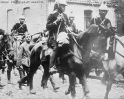 German Uhlan Prisoners captured by French Cavalry WW1 8x10 World War I Photo