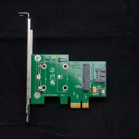 在飛比找蝦皮購物優惠-伽利略 MSata SSD PCI-E插槽式擴充卡 附贈SA