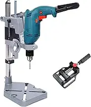 Bench Drill Press Stand, Pillar Drill Stand, Universal Power Drilling Stand, Benchtop Drill Press with Flat-Nosed Pliers, Workbench Repair Tool for Assisting Drilling in Home or Store