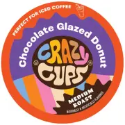 Flavored Coffee Pods, Chocolate Glazed Donut, Flavored SIngle Serve Coffee fo...