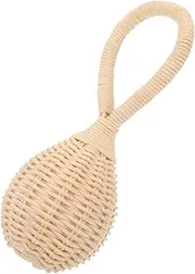 GARVALON Boy Girl Toys Grasping Hand Bell Rattan Shaker Bell Toy Mobile for Crib
