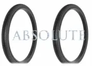 NEW! PAIR OF ALL BLACK BICYCLE GENUINE INNOVA TIRES IN 24 X 1-3/4 BRICK TREAD.