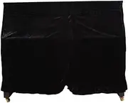Three-Dimensional Piano Cover, Gold Velvet Piano Cover, Thick Piano Dust Cover, Grand Piano Cover Black