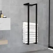 Towel Rack Black 25x20x95 cm Iron vidaXL