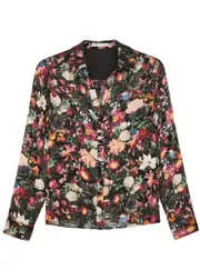 Alice + Olivia Eloise Floral-print Chiffon Shirt - Multicoloured 1 - M (UK12 / M) M (UK12 / M)