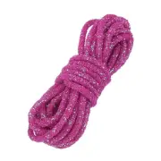 Sequins Rope, 5.5 Yard 6mm Sequins Rhinestone Tube Cord, Rose Red