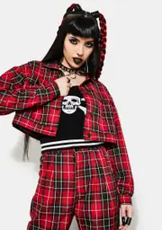 [Current Mood] Hate To Love Plaid Trucker Jacket