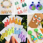 24Pcs Polymer Clay Cutters Accessory Jewelry Earrings Making Mould Cutters Tools