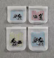 MICKEY MOUSE Disney Pyrex Silicone Storage Bags Box of 4 (2MED/2LG)