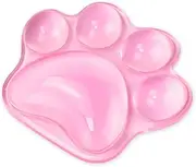Arisase Cat Paw Wrist Rest Pad for Mouse Ergonomic Cute Wrist Rest Mouse Gel Wrist Support Cushion Pad Comfort Soft Hand Pain Relief Pad Silicone Wrist Rest for School Home Laptop&Computer (Pink)