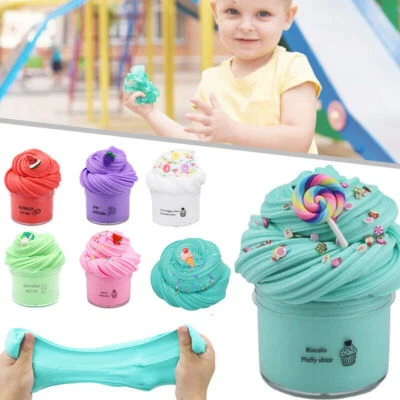 Fairy Floss Cloud Slime Reduced Pressure Soft Mud Stress Relief Kids Clay Toy