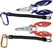LLEIIshen Fishing Pliers Fish Line Cutter Scissors Mini Fish Hook Remover Multifunction Tools New Black Beak Jaw/1446