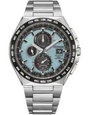 Citizen AT8238-84M Mens Watch Eco-Drive Super-Titanium radio controlled Chronogr