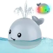 Whale Automatic Water Spray Baby Bath Toys with LED Lights