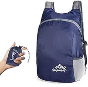 PLUSHCEWT Ultra Lightweight Foldable Backpack, Waterproof Hiking Daypack Packable Travel Rucksack for Men and Women, Durable and Compact for Outdoor Sports Camping Hiking Biking Climbing and Walking,