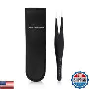 Pointed Tweezer: Stainless Steel Pointed Tweezer for Eyebrows, Facial Hair, I