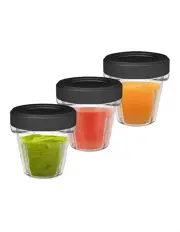 [Magimix] Blending Baby Cups 3 Pack in Black