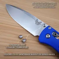 在飛比找蝦皮購物優惠-Benchmade蝴蝶535 推刀釘 鈦合金蝴蝶Bugout